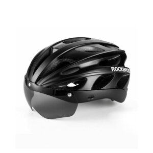 Casco Rockbros negro con visera